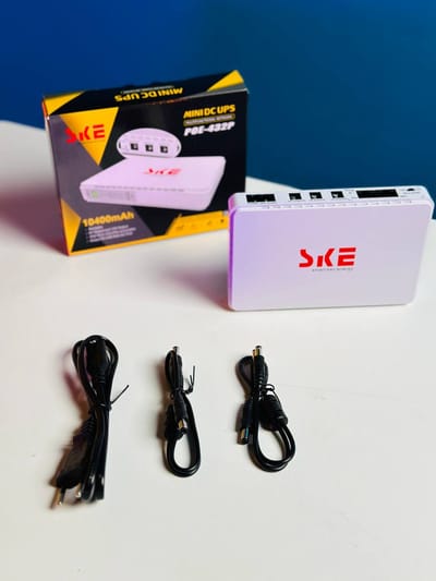 SKE POE 432P Mini DC UPS 25Watt 5v 9v 12v & PoE support 15/24v – 10400MAH_img_0