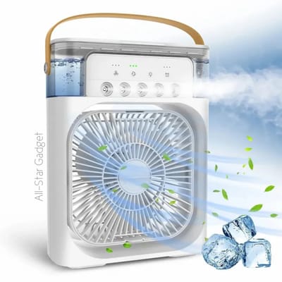 GearUP Air Cooler Fan With Mist Flow – White Color_img_0