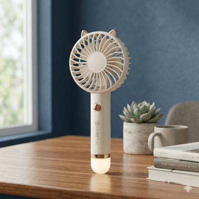 JYSUPER JY-2320 Portable Handheld Mini Fan with Integrated LED light_img_0